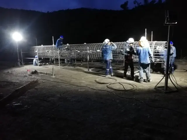 Fotografía 1 de los trabajos geotécnicos de Geoinfra